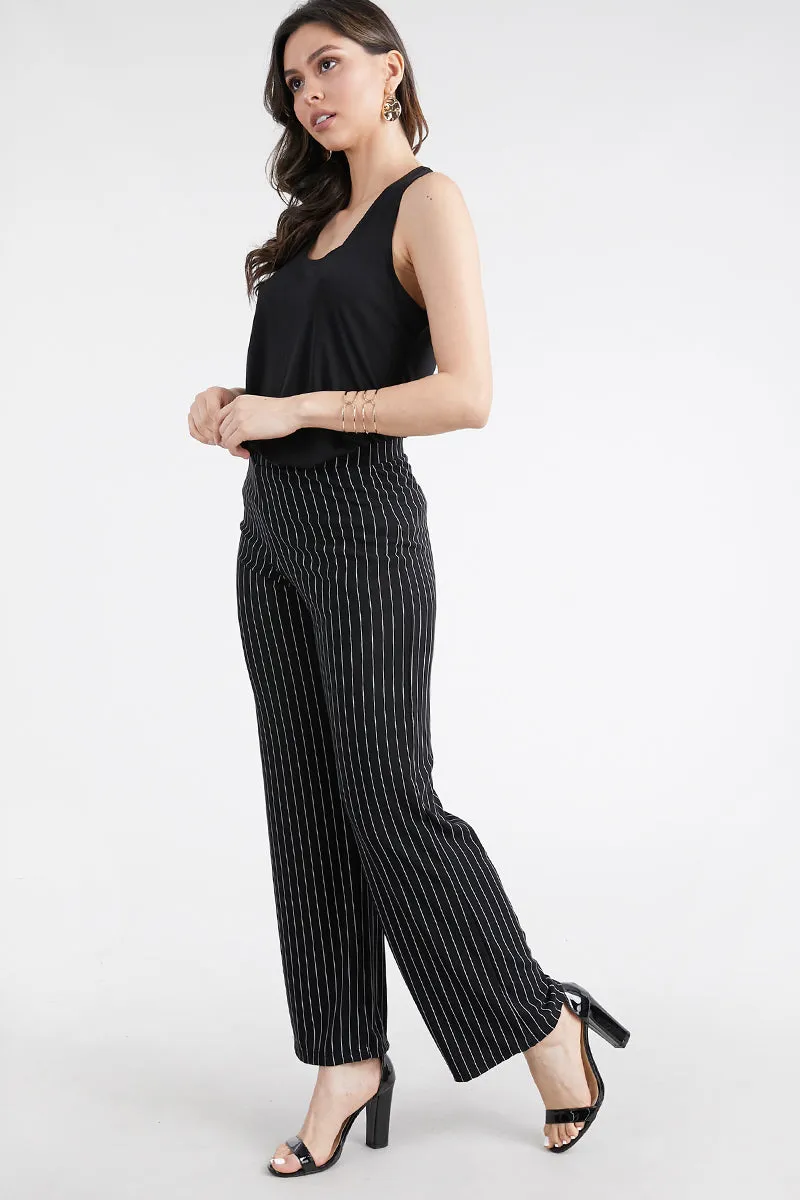 OTM Stripe Straight Pants-5034TM-ARD1