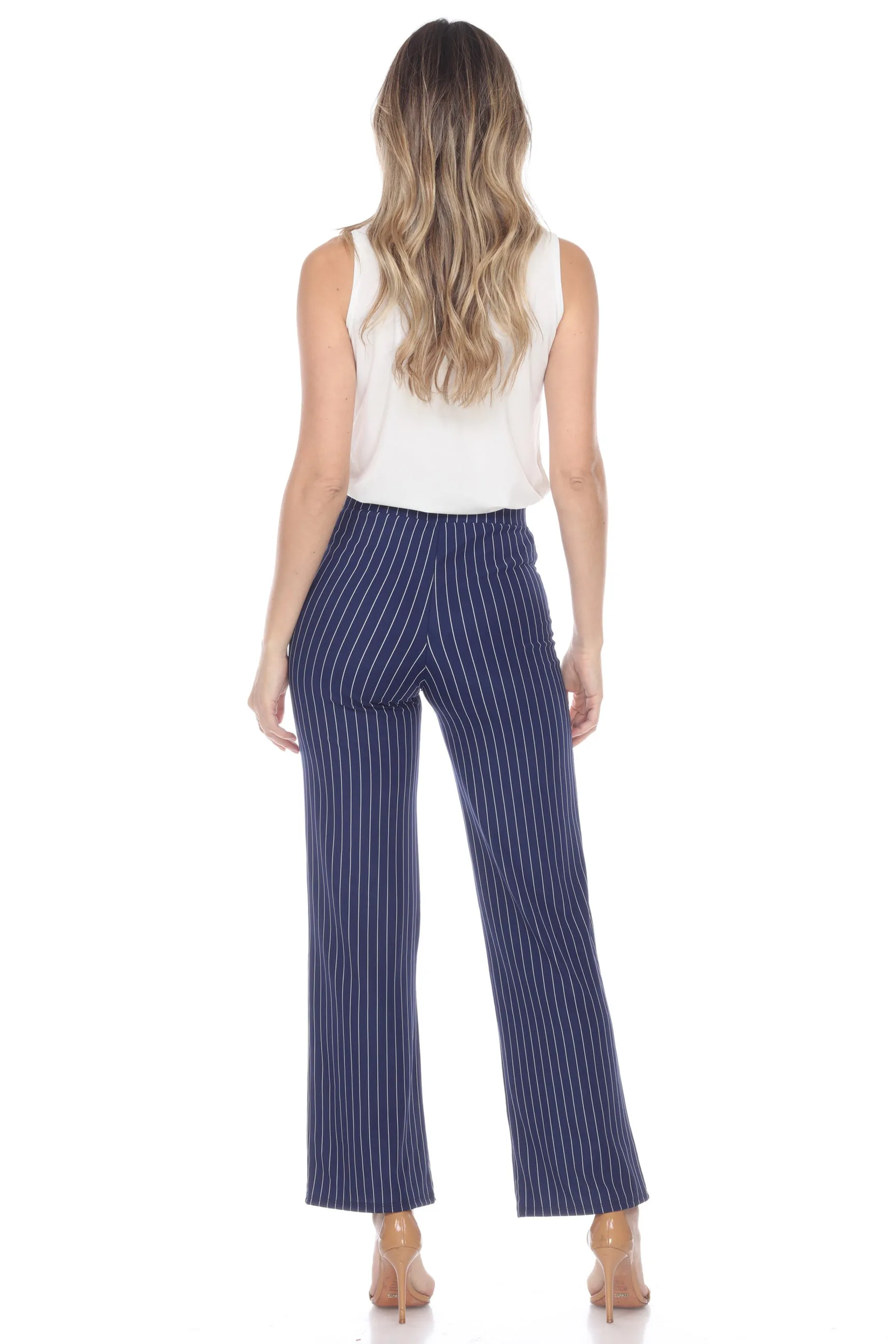 OTM Stripe Straight Pants-5034TM-ARD1