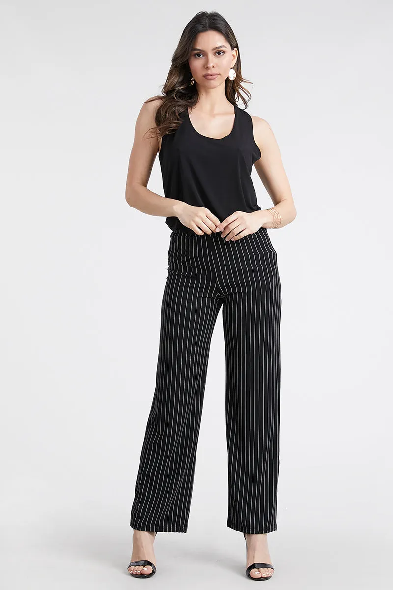 OTM Stripe Straight Pants-5034TM-ARD1