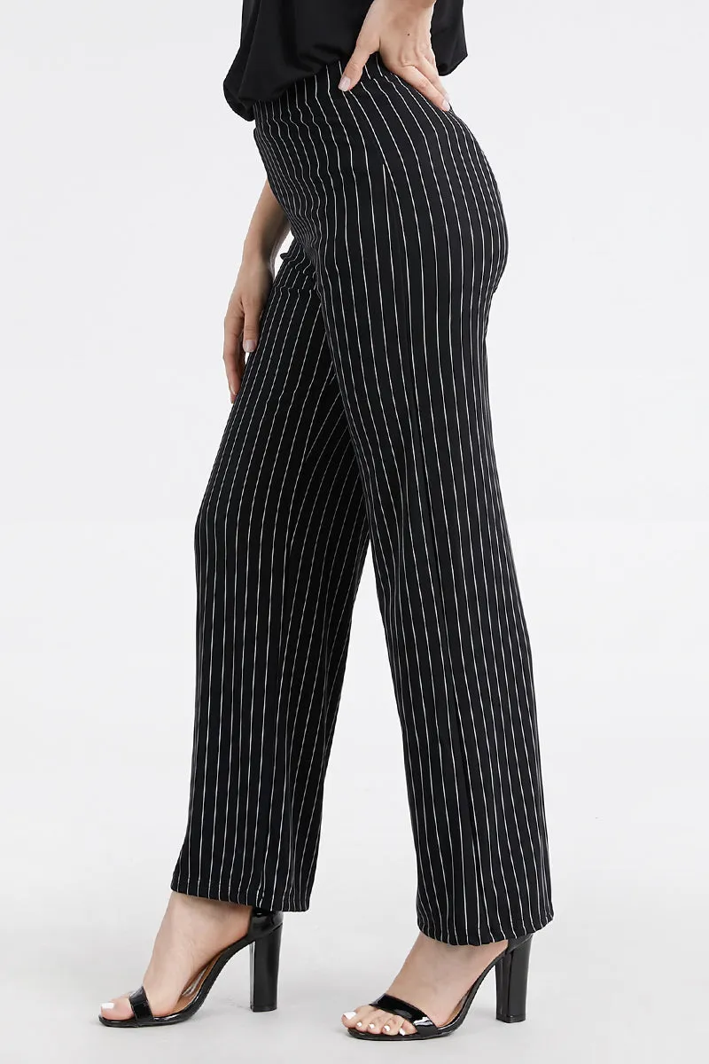 OTM Stripe Straight Pants-5034TM-ARD1