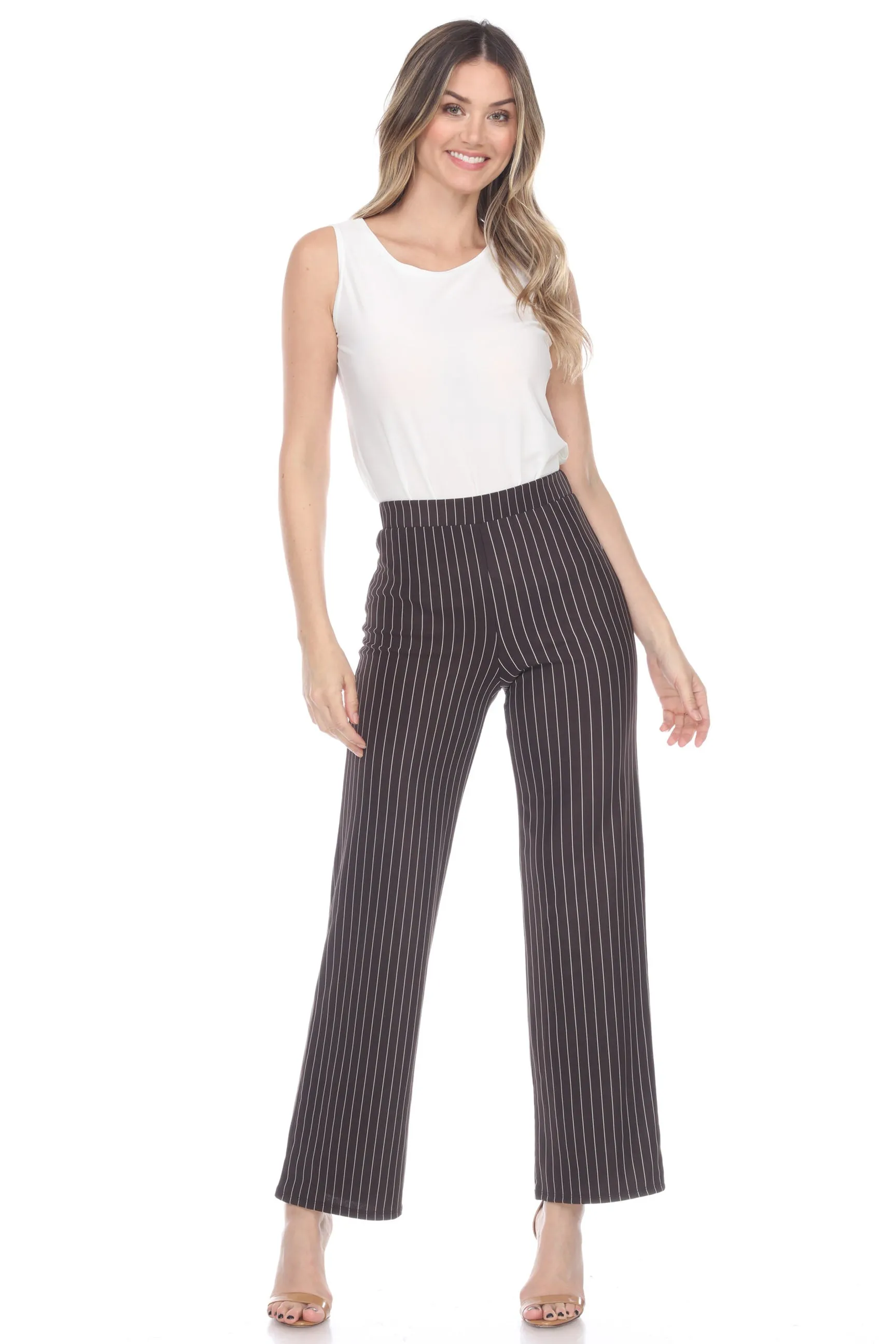 OTM Stripe Straight Pants-5034TM-ARD1