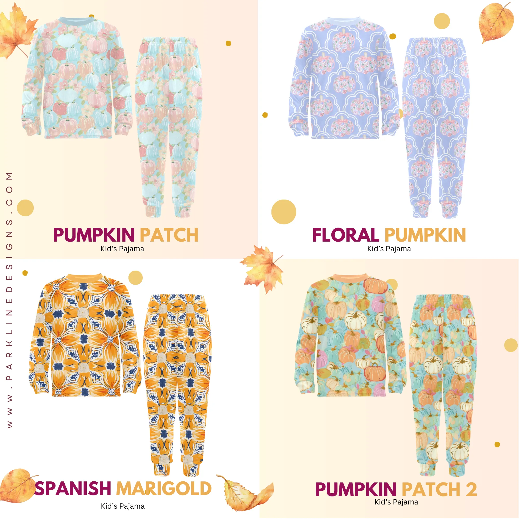 Patrick | Autumn Pajama Set for Boys| Whimsical & Cozy Sleepwear for Kids