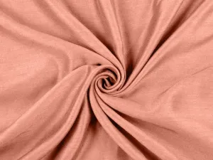 Peach Orange Plain Dola Silk Fabric