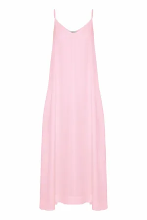 Pink Summer Midi Dress