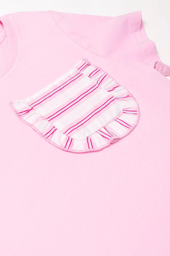 Pocket T-Shirt Light Pink