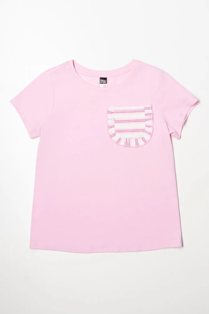 Pocket T-Shirt Light Pink