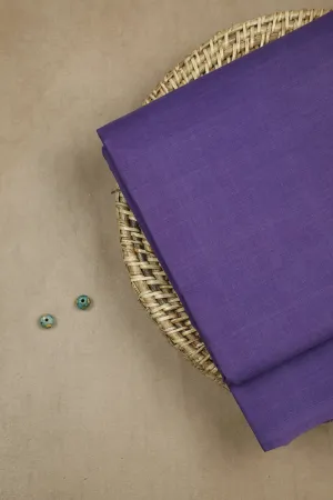 Poppy Purple Mangalagiri Cotton Fabric