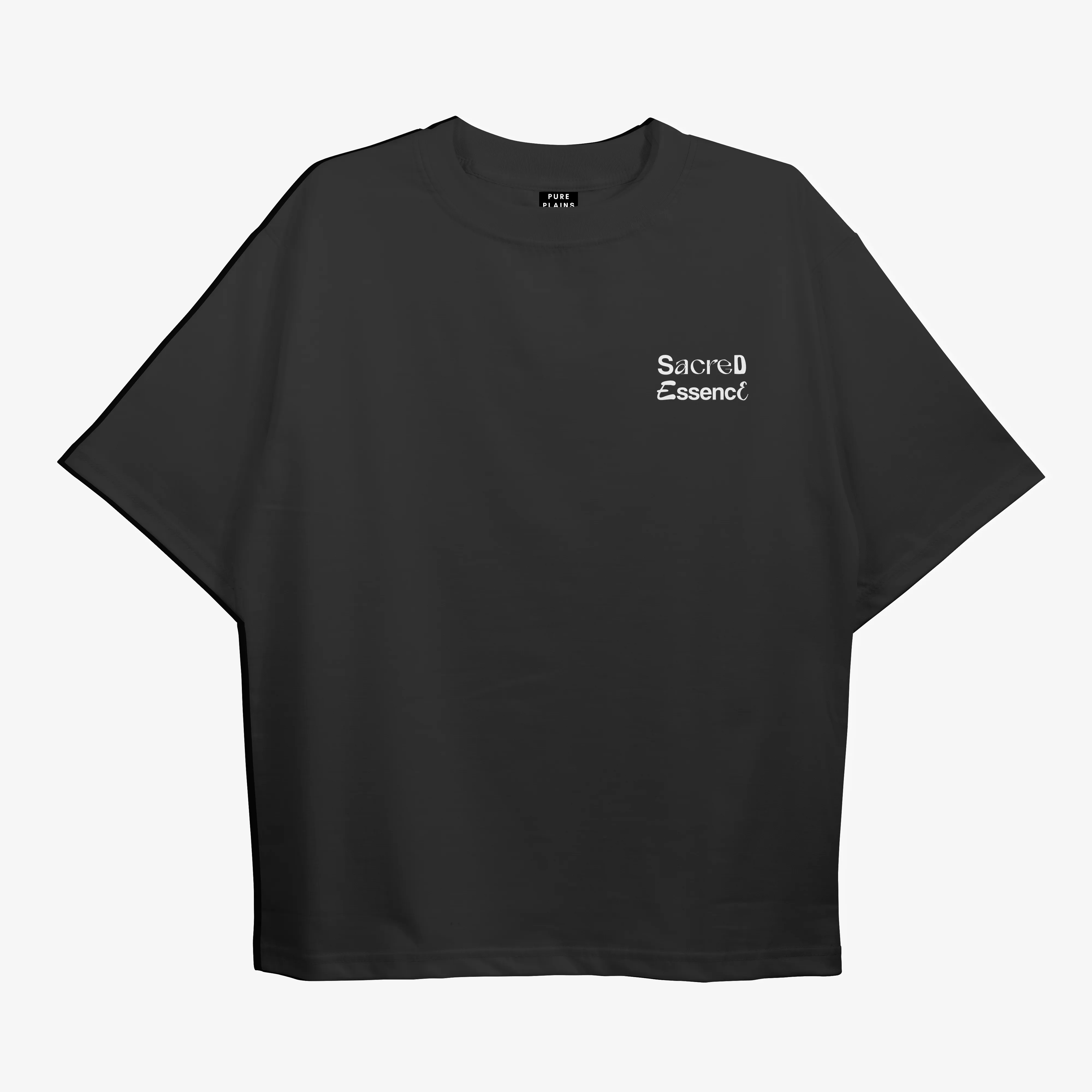 Sacred Essence Oversized Black Tshirt