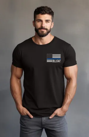 Simple Blue Line T-shirt