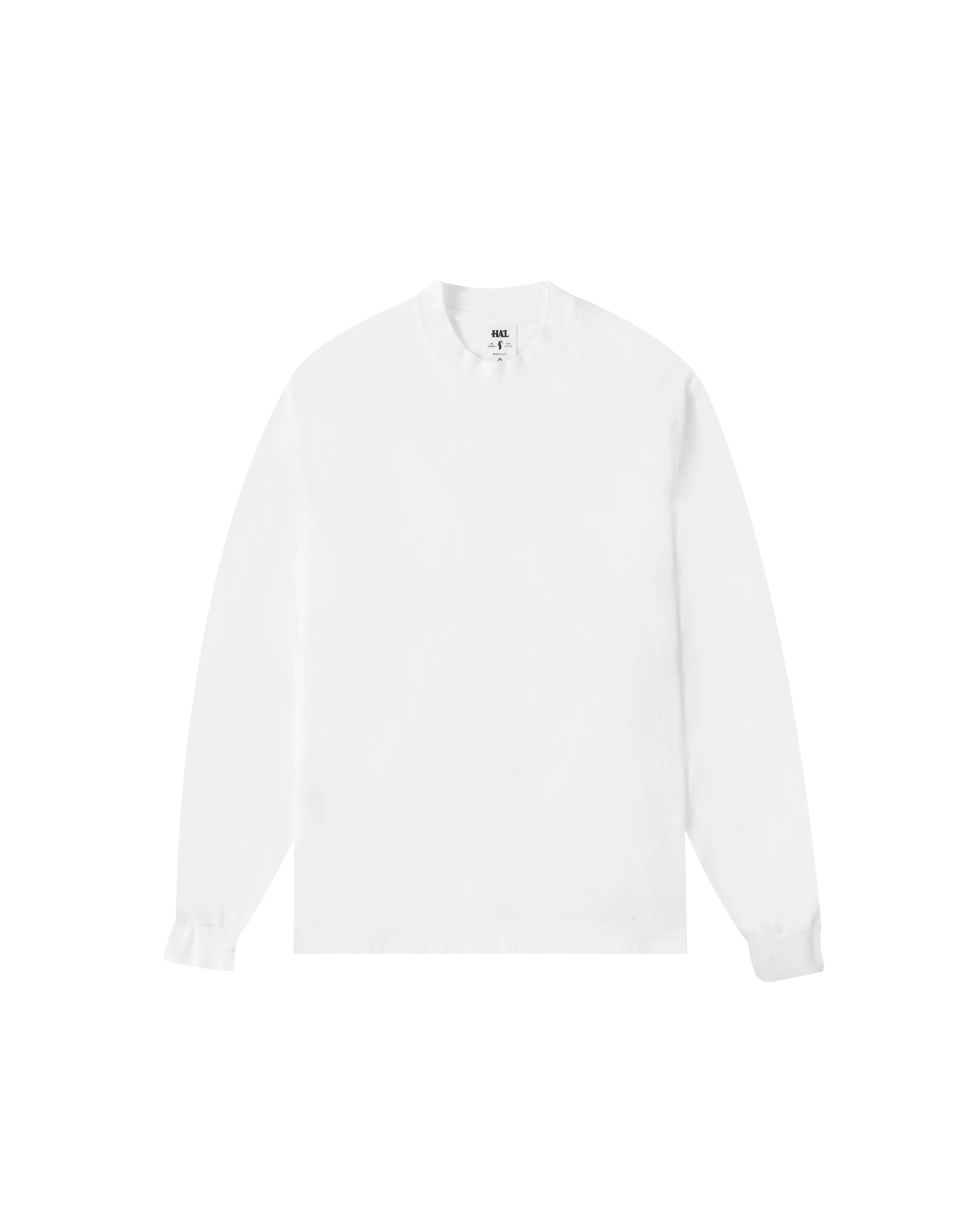 Simple L/S T-shirt - White