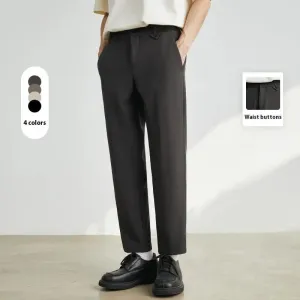 Slim Ankle Length Casual Pants