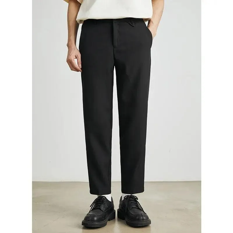 Slim Ankle Length Casual Pants