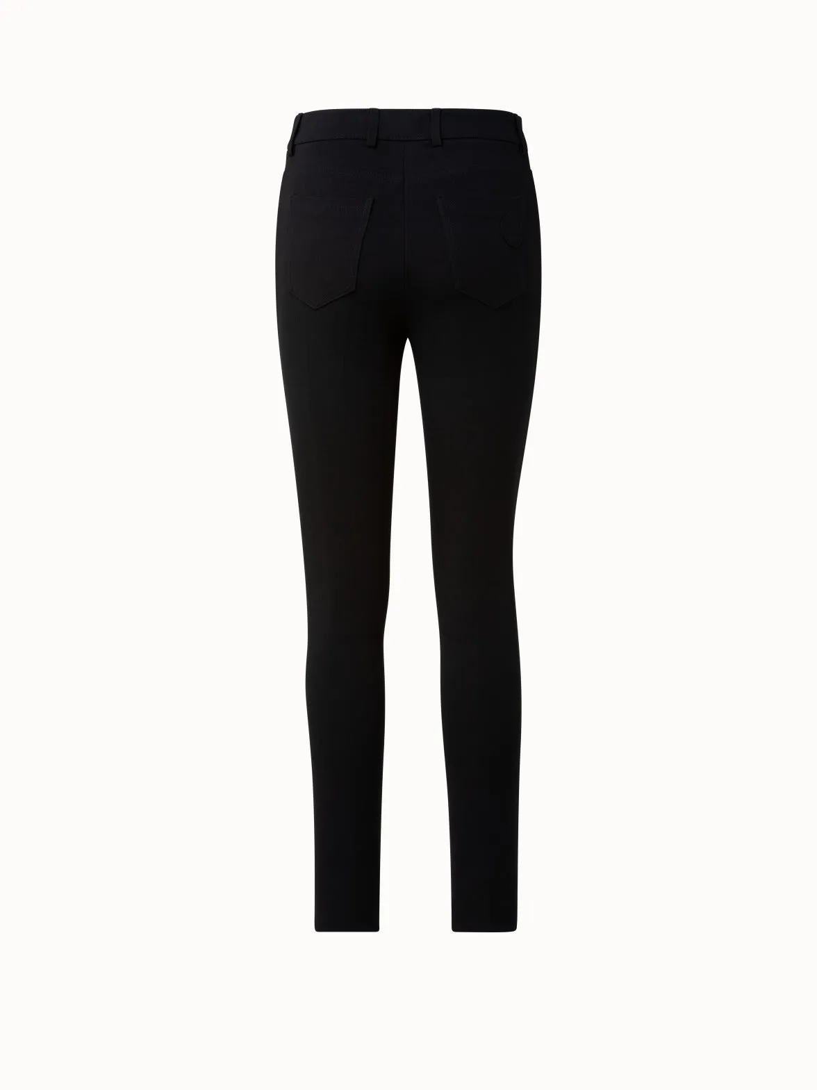 Slim Ankle-Length Jersey Pants