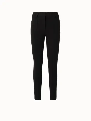 Slim Ankle-Length Jersey Pants