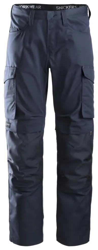 Snickers Workwear Service Line Trousers with Knee Pad Pockets -6801