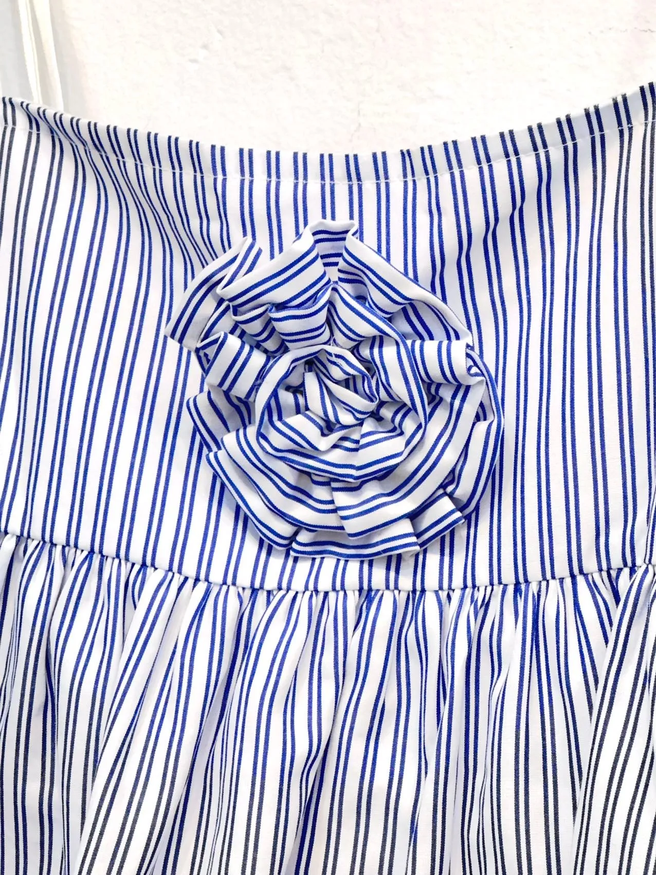 Summer Blue & White Striped Camisole