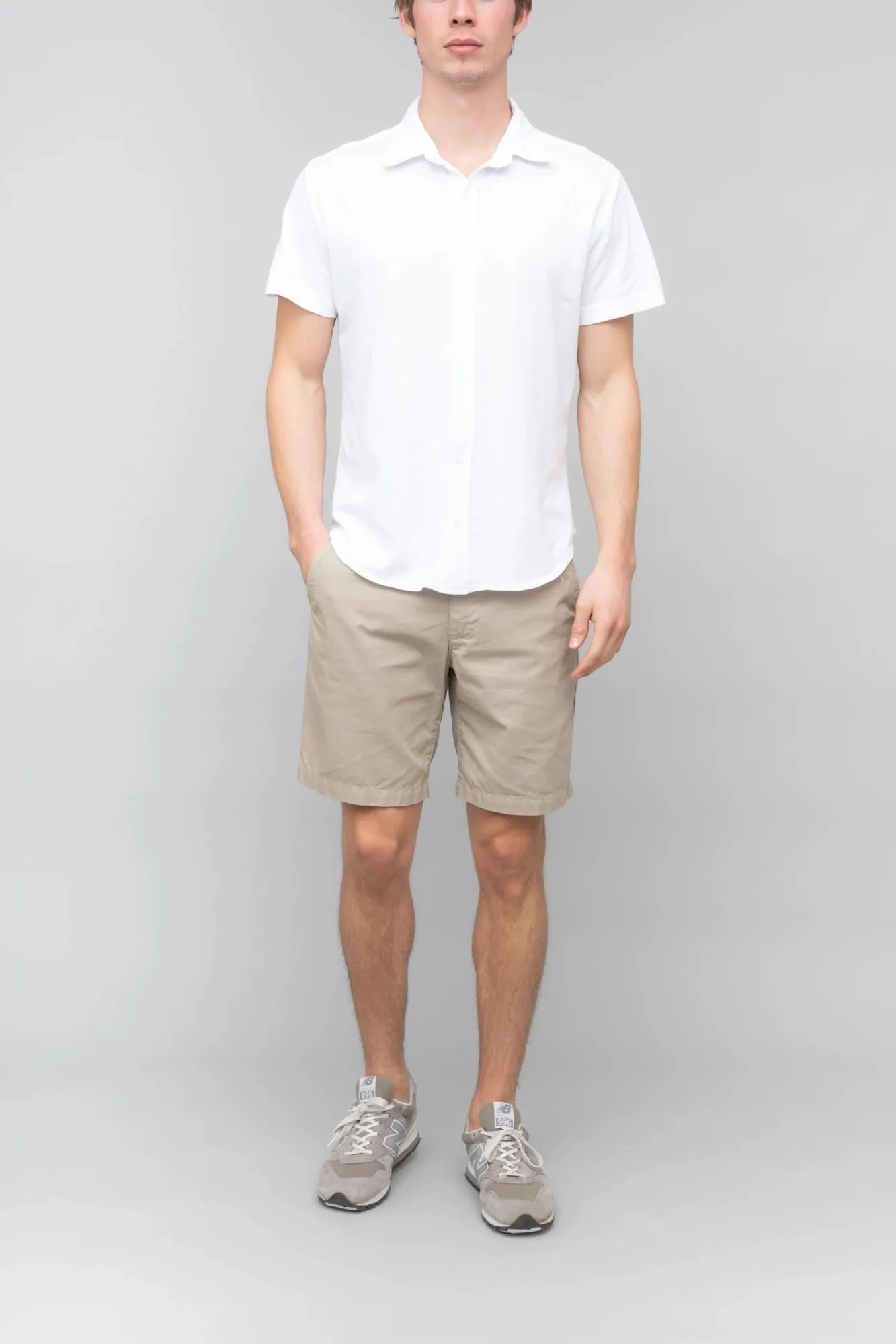 Supima Jersey Easy Shirt (White)