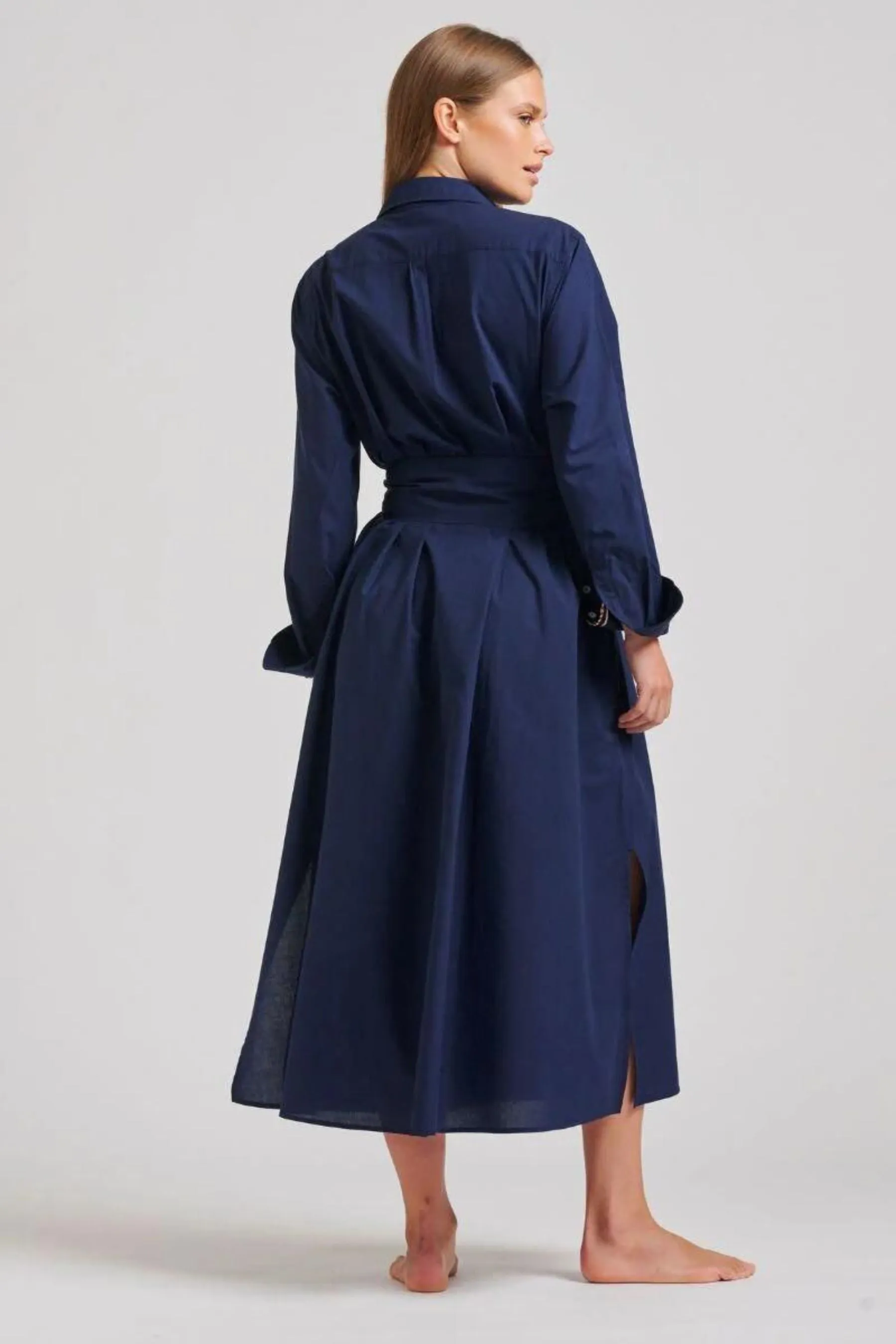 The Pippa Oversized Longline Dress | Navy