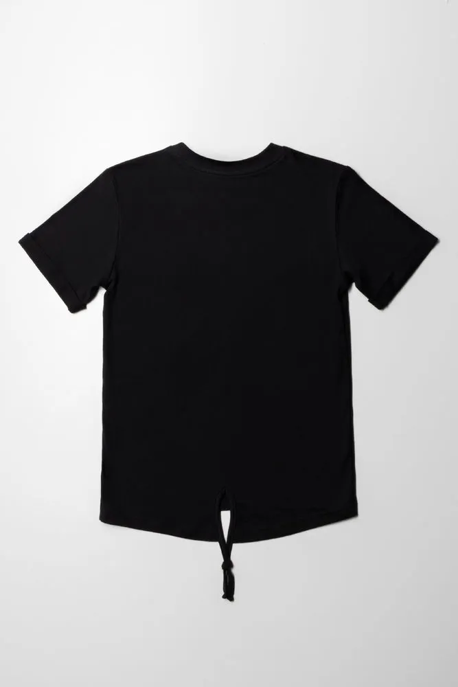 Tuxedo Back T-Shirt Black