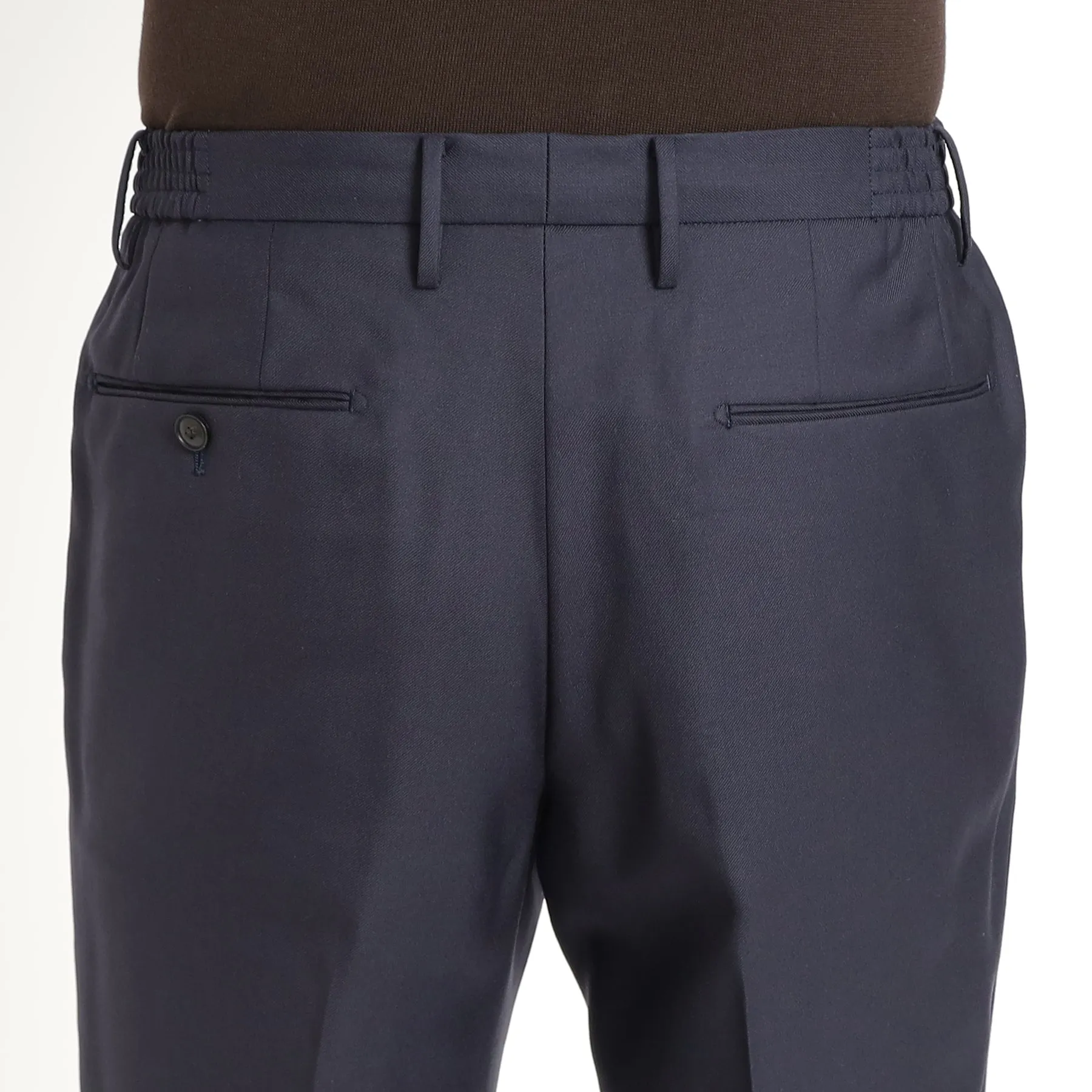 Twill Easy Trousers Color: Navy