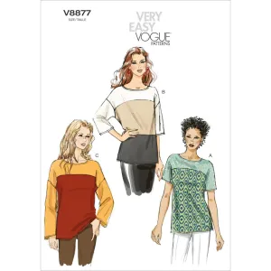 Vogue Pattern V8877 Misses' Top