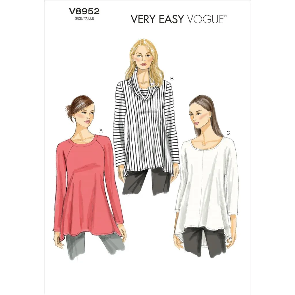 Vogue Pattern V8952 Misses' Tunic