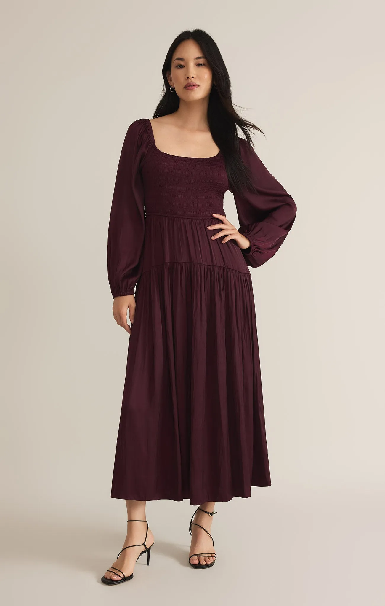 Wildes Smocked Maxi Dress