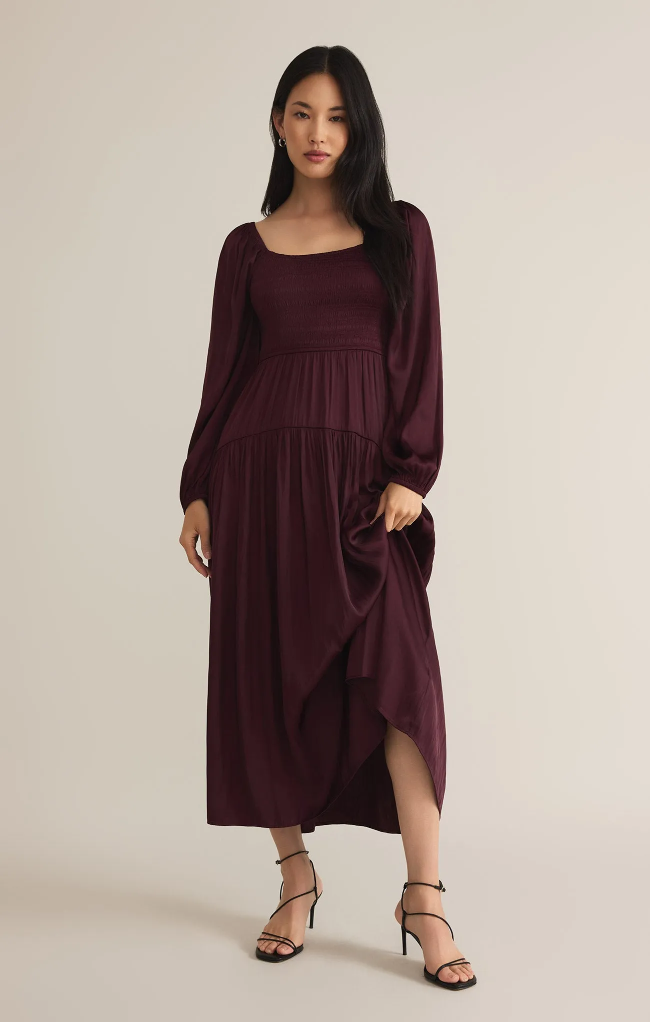 Wildes Smocked Maxi Dress