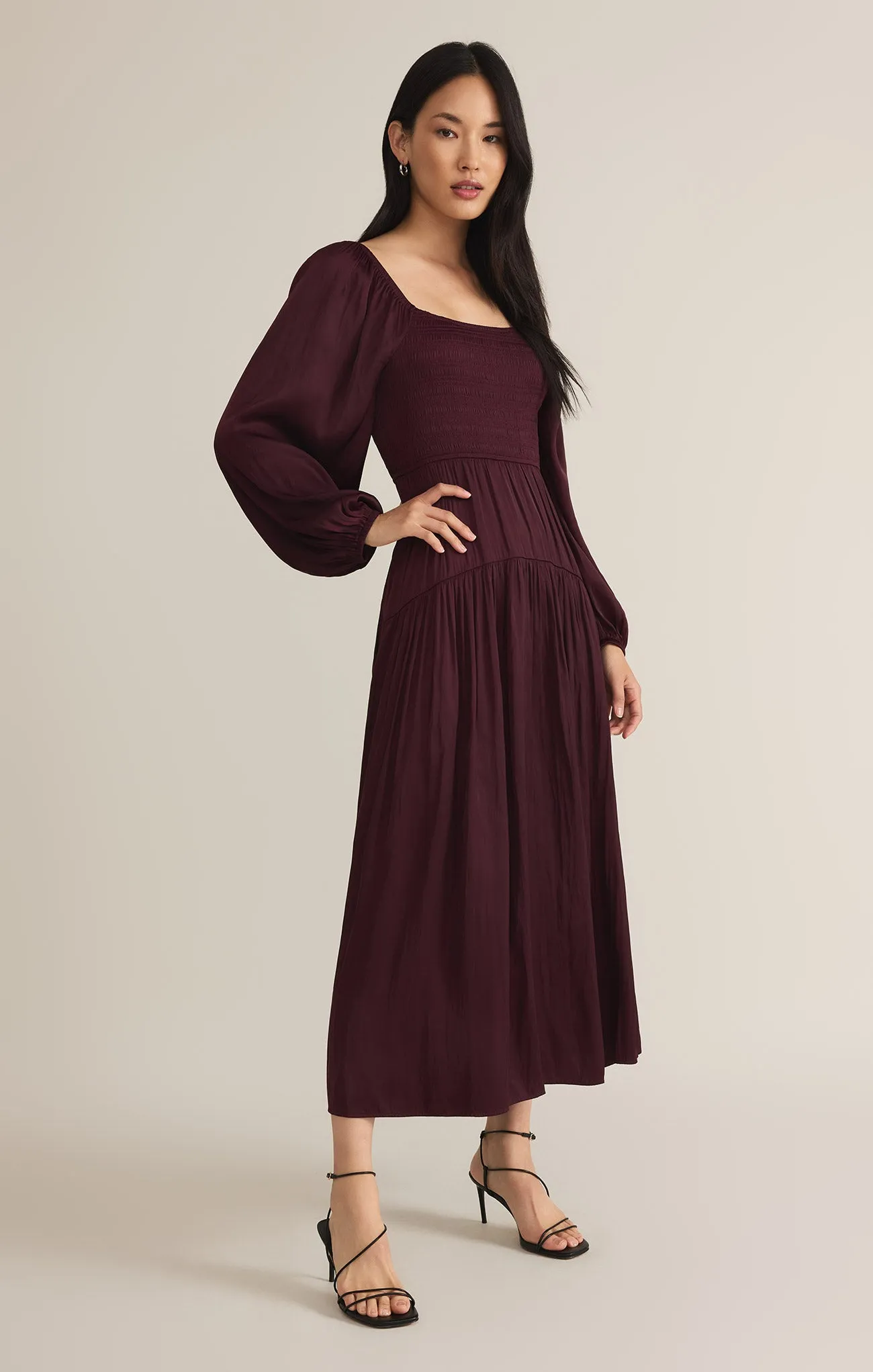 Wildes Smocked Maxi Dress