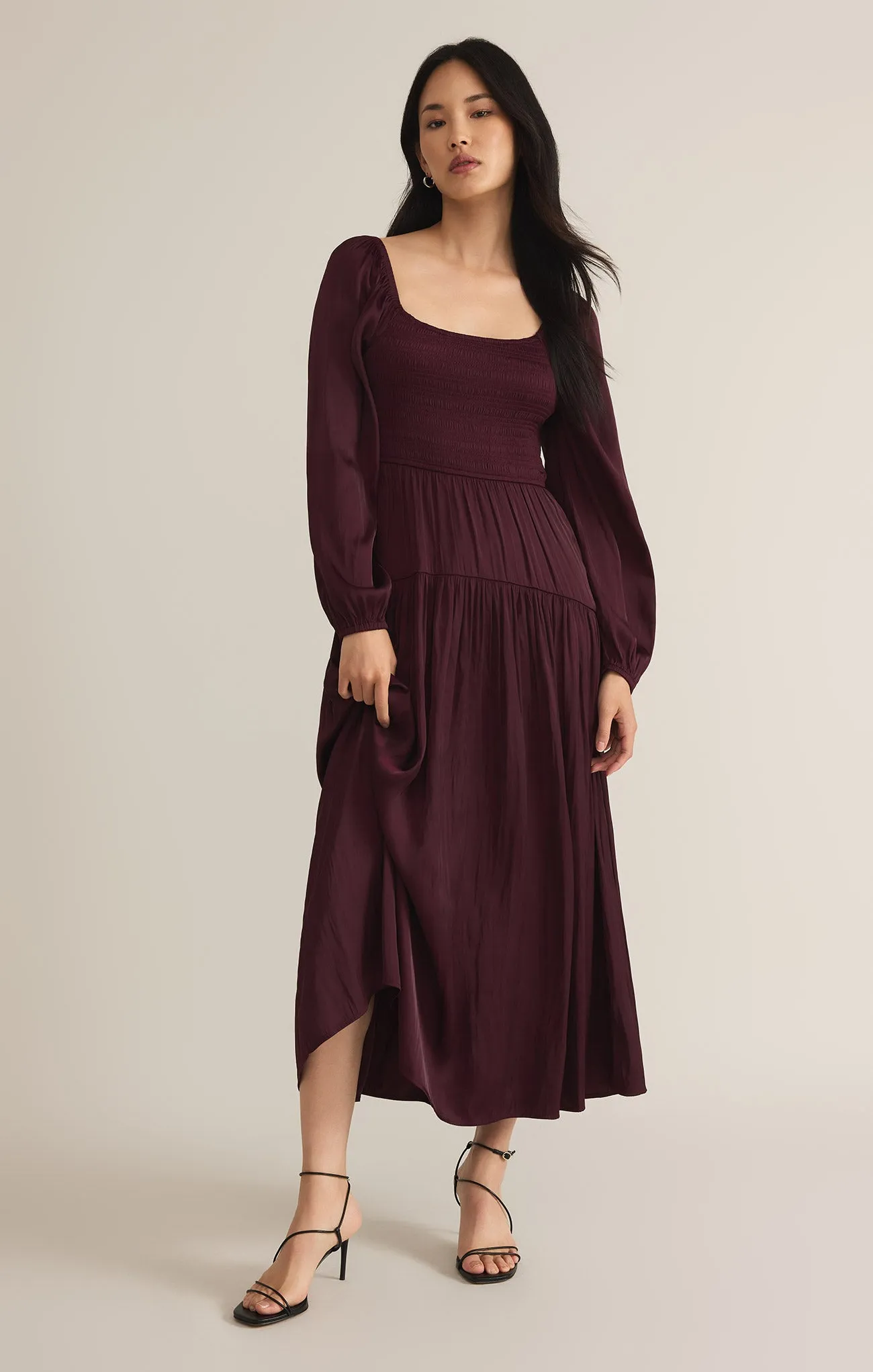 Wildes Smocked Maxi Dress