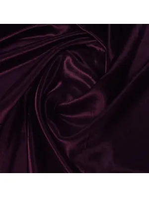 Wine Purple Plain Viscose Gaji Silk Fabric (Wholesale)