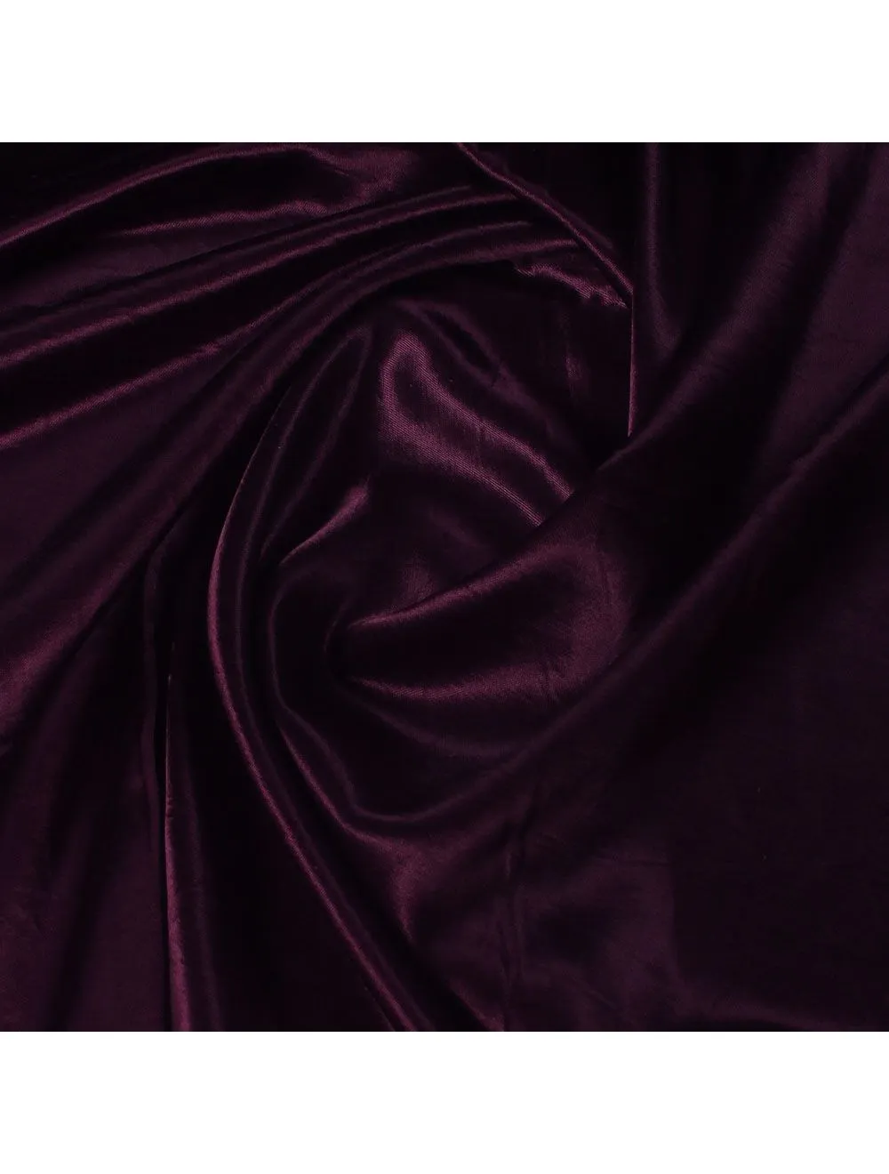 Wine Purple Plain Viscose Gaji Silk Fabric (Wholesale)