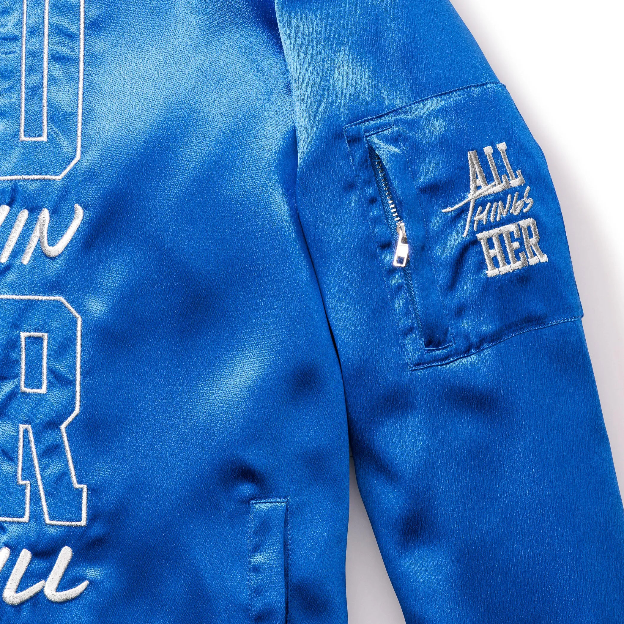 WITHIN HER - WOMEN'S BOMBER JACKET - ROYAL BLUE (Limited Edition)