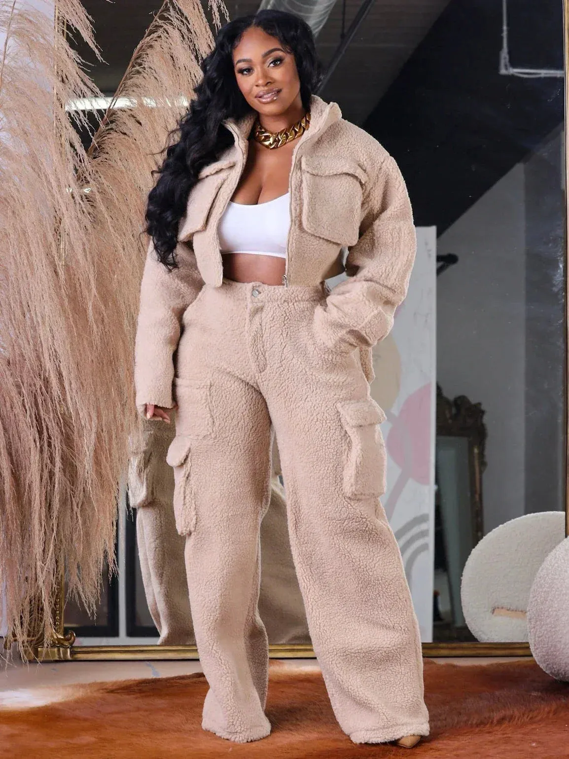 Yaya Cargo Tracksuit Pants Set