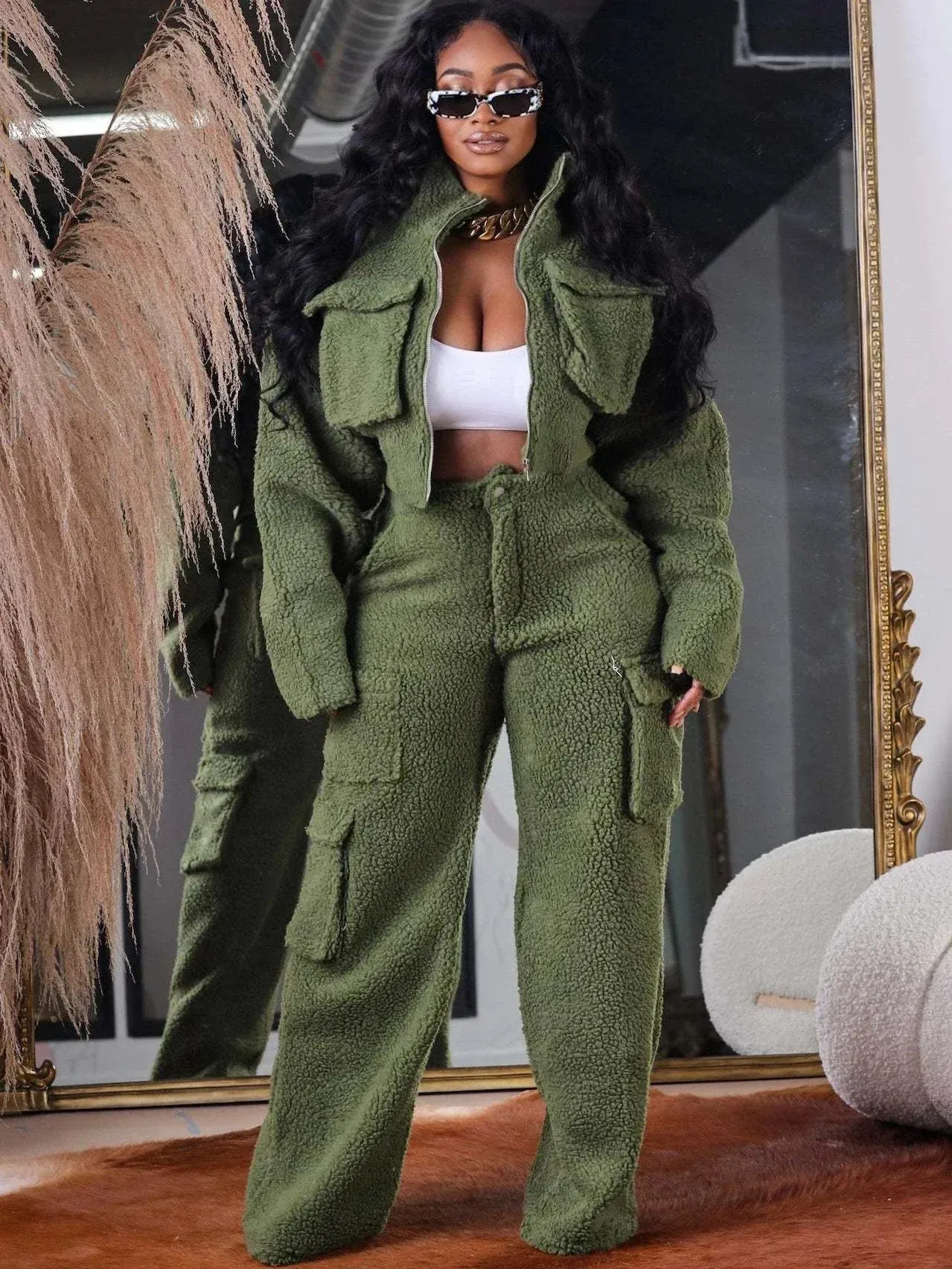 Yaya Cargo Tracksuit Pants Set