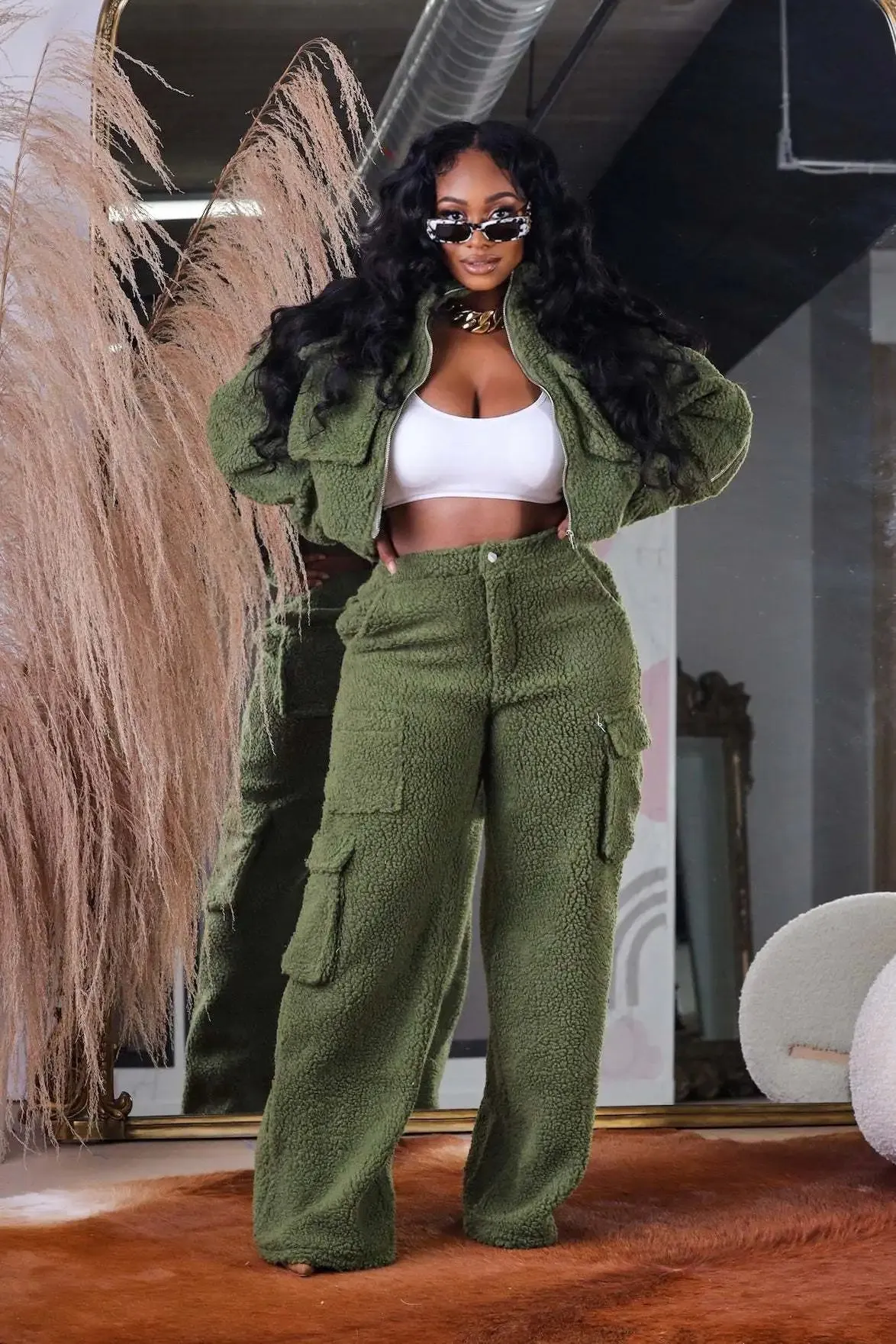 Yaya Cargo Tracksuit Pants Set