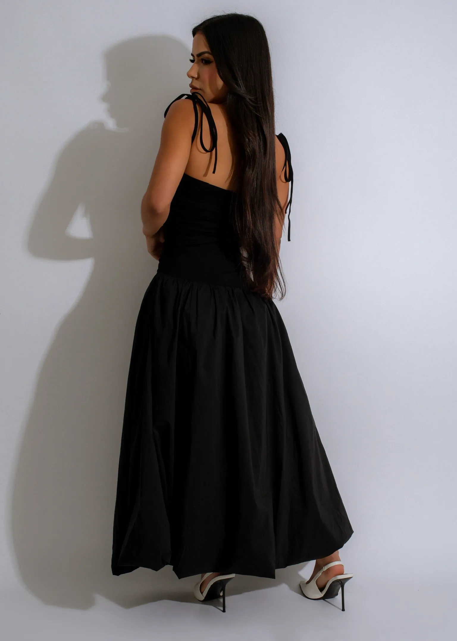 Yours Truly Maxi Dress Black